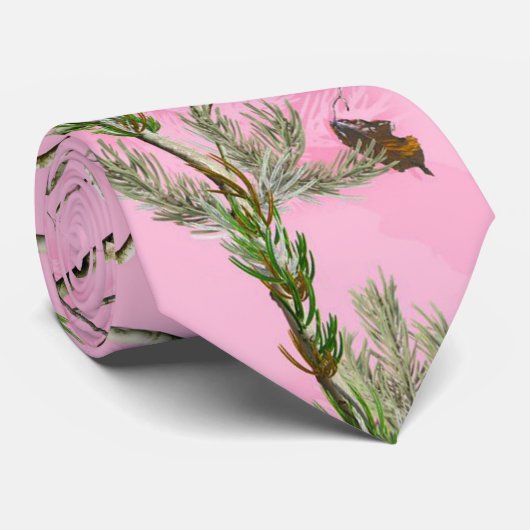 Die Krawatte rosa der (Gerollt)