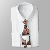 Die Krawatte zwei großen Mund-Flusspferds (Gebunden)