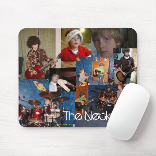 Die Krawatten-Collage Mousepad (Mit Mouse)