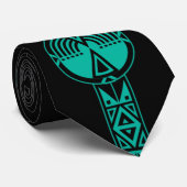 Die Krawatten der Männer (Thunderbird-Aqua) (Gerollt)