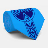 Die Krawatten der Männer (Thunderbird hellblau) (Gerollt)