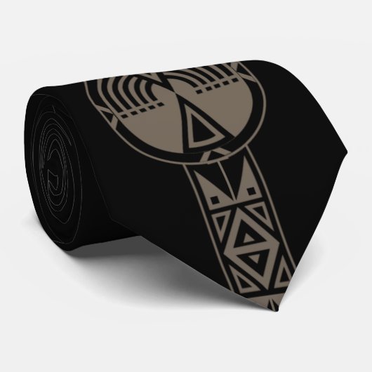 Die Krawatten der Männer (Thunderbird-Schwarzes) (Gerollt)