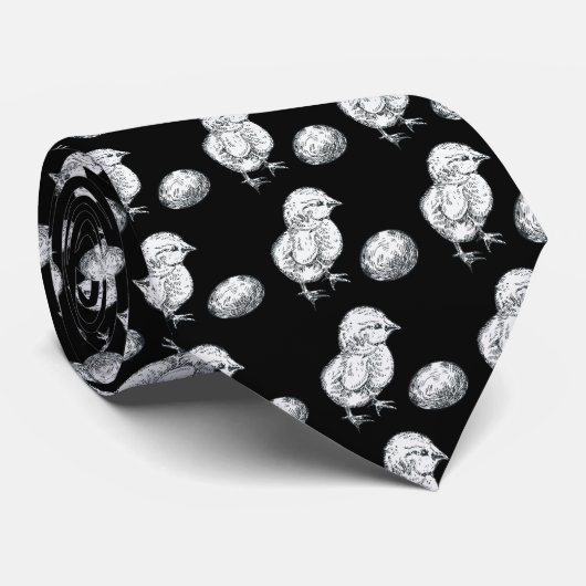 Die Krawatten der Männer, Vieh-Sammlung, Küken (Gerollt)