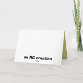 Die Krawatten, die binden Dankeskarte (Rückseite)