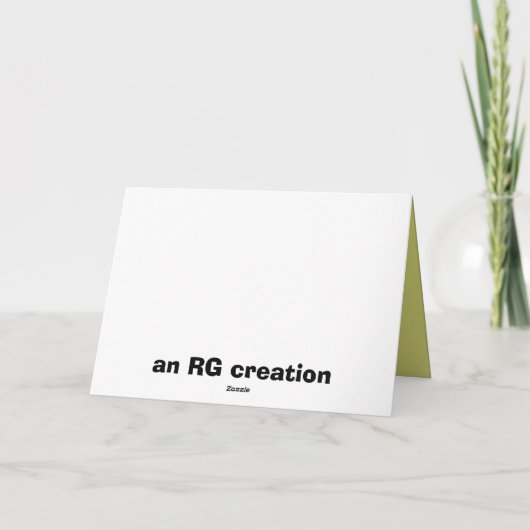 Die Krawatten, die binden Dankeskarte (Rückseite)