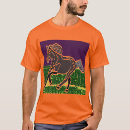 Die Krawatten-T - Shirt PFERDEtiere der Männer