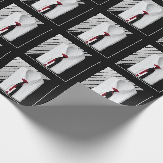 Die Krawatten-Verpackungs-Papier der Männer Geschenkpapier (Ecke)