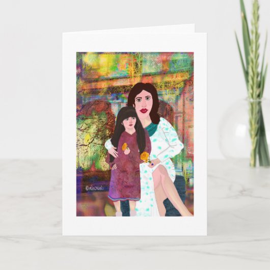 Die kreativen Designs von Mutter & Tochter LeeMari Karte (Vorderseite)