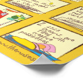 Die Kreativität Alphabet von Jill Badonsky. Poster (Ecke)