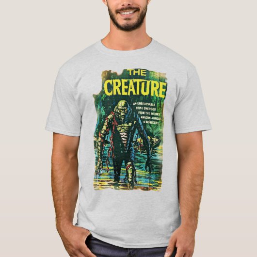 "DIE KREATUR" Retro-Horror-T - Shirt (Vorderseite)