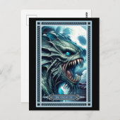 Die Kreatur-Tarot-Karte Postkarte (Vorne/Hinten)