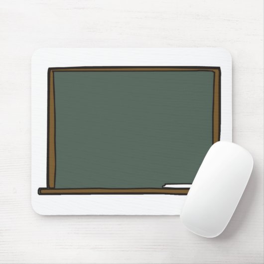 Die Kreide-Brett-Mausunterlage des leeren Lehrers Mousepad (Mit Mouse)