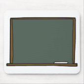 Die Kreide-Brett-Mausunterlage des leeren Lehrers Mousepad (Vorne)