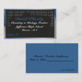 Die Kreide-Brett-Visitenkarte des Lehrers für Visitenkarte (Vorne/Hinten)