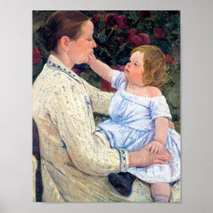 Die Kresse des Kindes, Mary Cassatt Poster