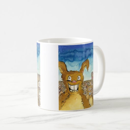 Die Kreter kommen Cartoon Kaffeetasse (VorderseiteRechts)