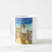 Die Kreter kommen Cartoon Kaffeetasse (Vorderseite Links)