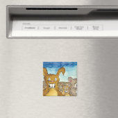 Die Kreter kommen Cartoon Magnet (In Situ (Geschirrspüler))