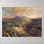 Die Kreuzfahrer vor Jerusalem Poster (Vorne)