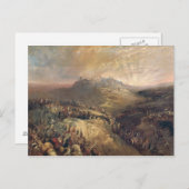 Die Kreuzfahrer vor Jerusalem Postkarte (Vorne/Hinten)