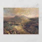 Die Kreuzfahrer vor Jerusalem Postkarte (Vorderseite)