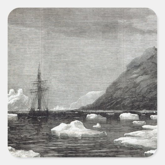 Die Kreuzfahrt der Pandoras Quadratischer Aufkleber (Vorderseite)