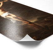 Die Kreuzigung, Bartolomé Estebán Murillo Fotodruck (Ecke)