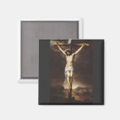 Die Kreuzigung durch Bartolome Esteban Murillo Magnet (Vorderseite/Rückseite)