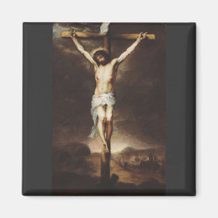Die Kreuzigung durch Bartolome Esteban Murillo Magnet
