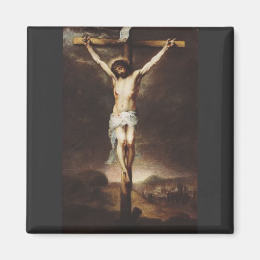 Die Kreuzigung durch Bartolome Esteban Murillo Magnet (Vorne)