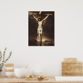 Die Kreuzigung durch Bartolome Esteban Murillo Poster (Küche)