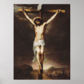 Die Kreuzigung durch Bartolome Esteban Murillo Poster (Vorne)