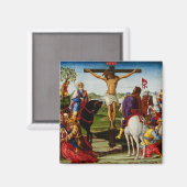 Die Kreuzigung durch Benvenuto di Giovanni Magnet (Vorderseite/Rückseite)