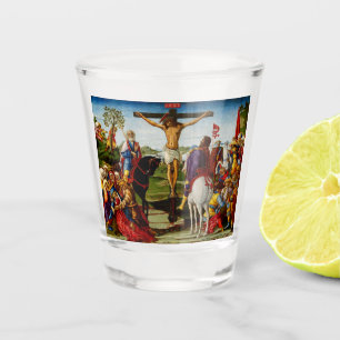 Die Kreuzigung durch Benvenuto di Giovanni Schnapsglas