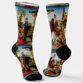 Die Kreuzigung durch Benvenuto di Giovanni Socken (Gewinkelt)