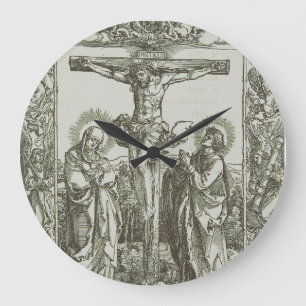 Die Kreuzigung Jesu Christi Große Wanduhr