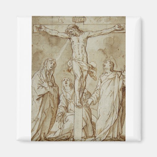 Die Kreuzigung Jesu Christi Magnet (Vorne)