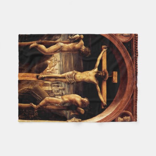 Die Kreuzigung Jesu durch Vincenzo Foppa - 1456 Fleecedecke (Vorderseite (Horizontal))