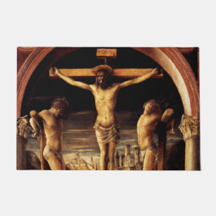 Die Kreuzigung Jesu durch Vincenzo Foppa - 1456 Fußmatte