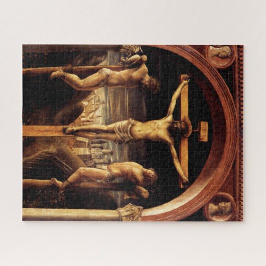 Die Kreuzigung Jesu durch Vincenzo Foppa - 1456 Puzzle (Horizontal)