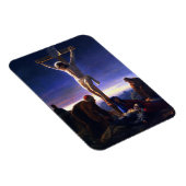 Die Kreuzigung Jesu. Fine Art Magnet (Rechte Seite)