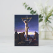 Die Kreuzigung Jesu. Fine Art Oaster Postkarte (Stehend Vorderseite)