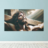 Die Kreuzigung Jesu Leinwanddruck (Insitu (Holzboden))