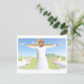 Die Kreuzigung Jesu Postkarte (Stehend Vorderseite)