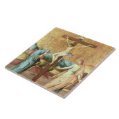 Die Kreuzigung mit der Jungfrau und dem Johannes Fliese (Seite)