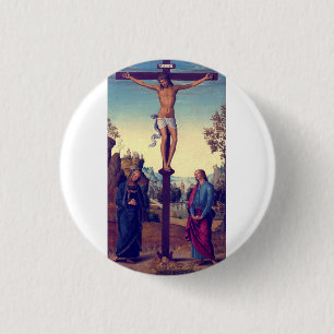Die Kreuzigung mit der Jungfrau von Pietro Perugin Button
