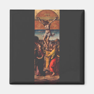 Die Kreuzigung nach Carlo Crivelli Sakrale Kunst Magnet