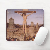 Die Kreuzigung (Öl auf Platte) Mousepad (Mit Mouse)