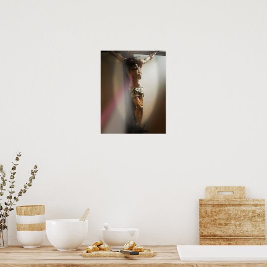 Die Kreuzigung. Poster (Küche)