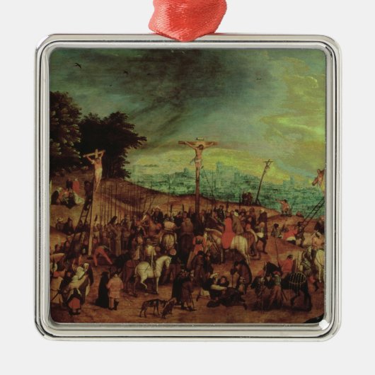 Die Kreuzigung Silbernes Ornament (Vorne)
